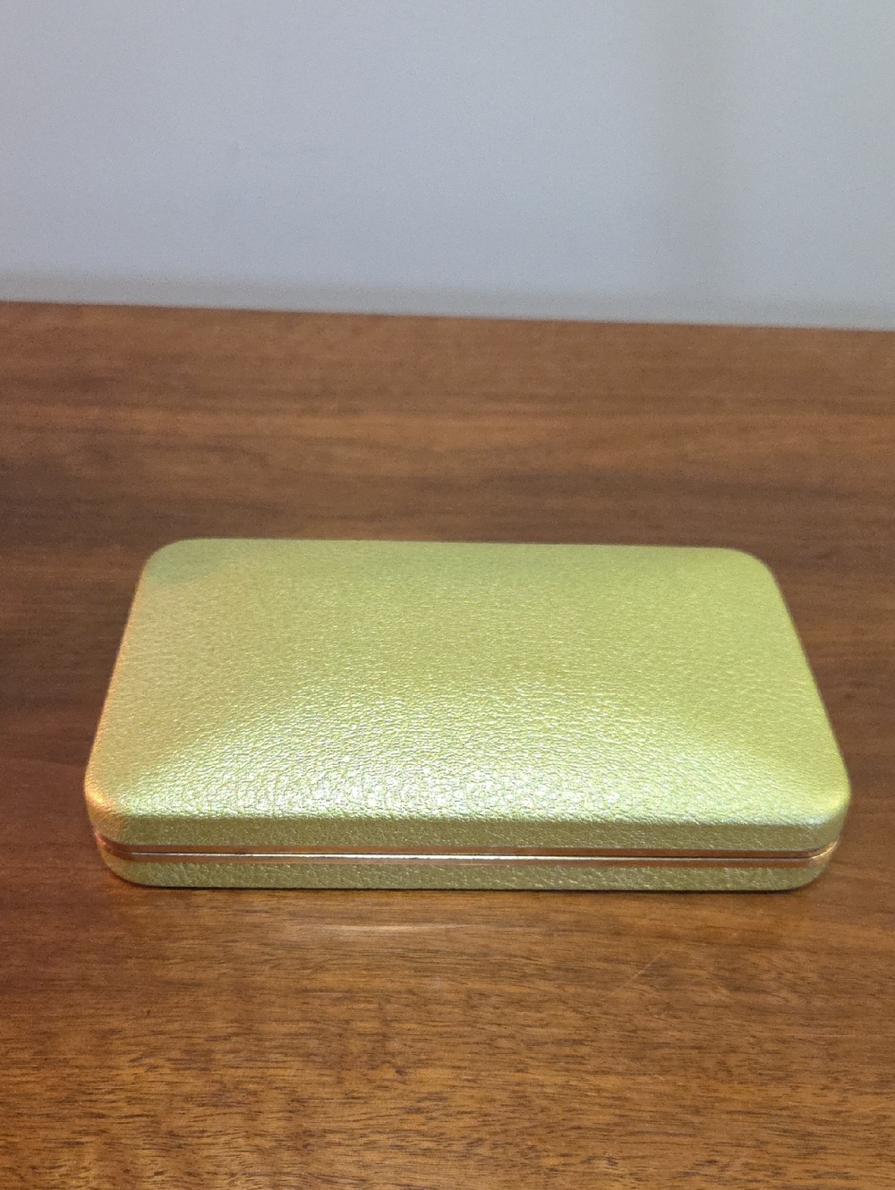 Vintage Jewelry Earring Case Midcentury 4.25"x7"